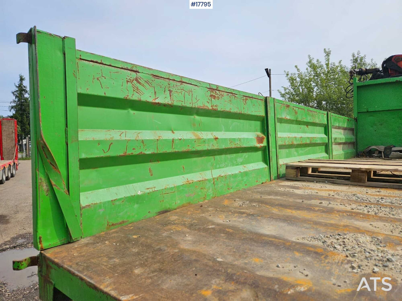 栏板式/ 平板卡车, 起重车 2007 Scania P 340：图14