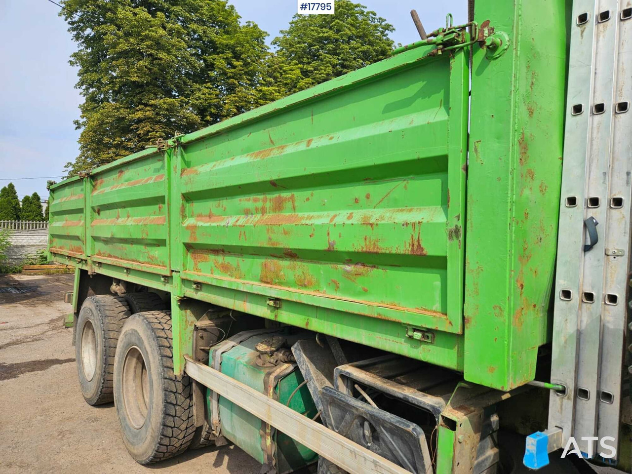 栏板式/ 平板卡车, 起重车 2007 Scania P 340：图13