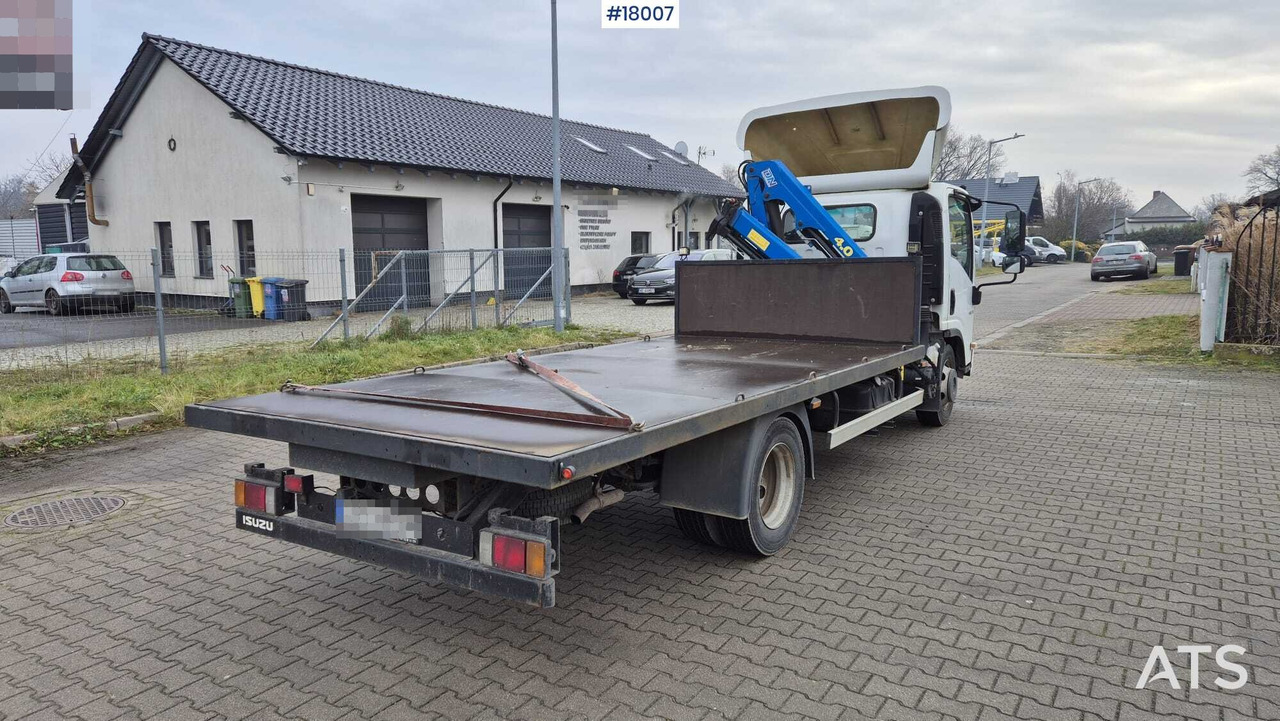 栏板式/ 平板卡车, 起重车 Car ISUZU N2R (2013) platform with HDS DN 4.0/2 (2021)：图9