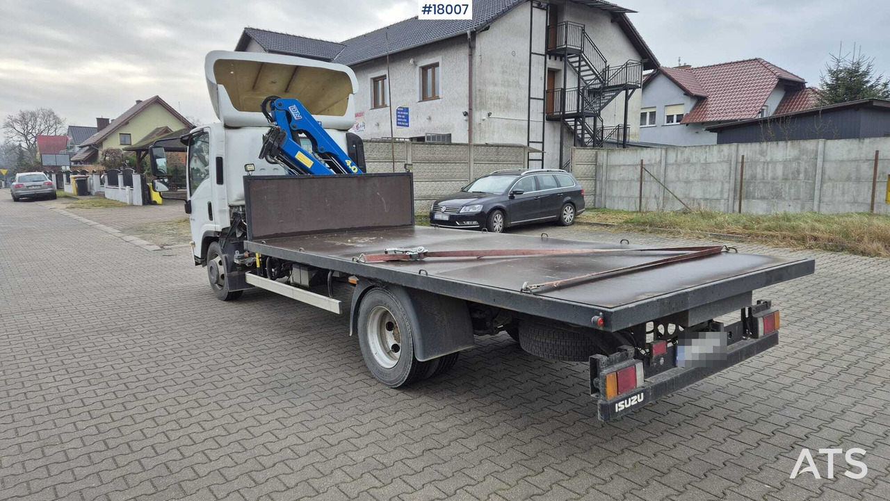 栏板式/ 平板卡车, 起重车 Car ISUZU N2R (2013) platform with HDS DN 4.0/2 (2021)：图7