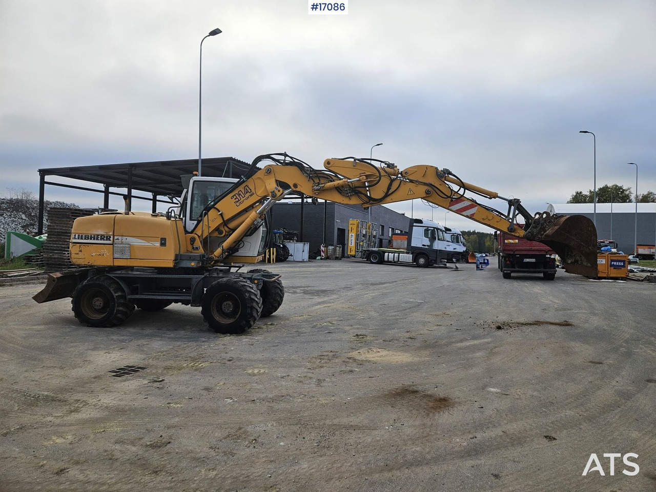 Excavator LIEBHERR A314 (2007) - 轮式挖掘机:图3 Excavator LIEBHERR A314 (2007) - 轮式挖掘机:图3