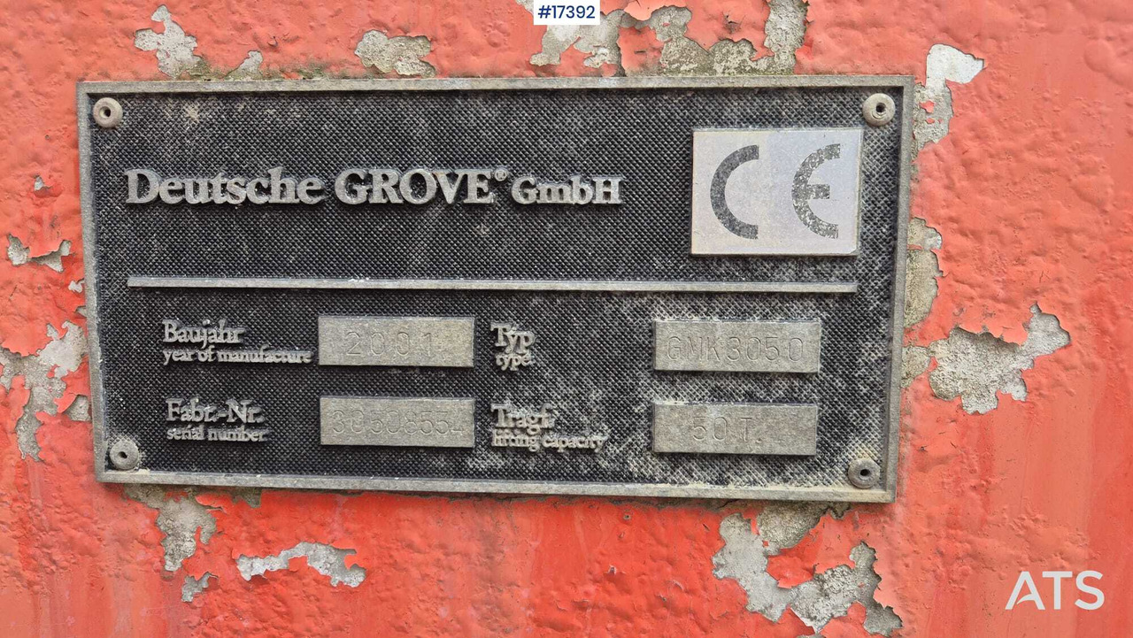 移动式起重机 Mobile Crane GROVE GMK 3050 (2001)：图17