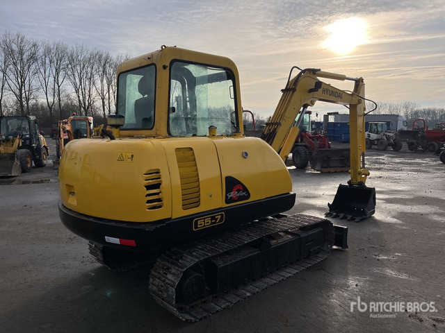 2011 Hyundai R55-7 Mini Excavator: <6.6t - 小型挖掘机:图3 2011 Hyundai R55-7 Mini Excavator: <6.6t - 小型挖掘机:图3