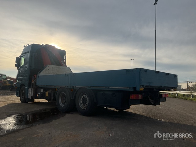 2012 Mercedes-Benz Actros 930.20 2012 HMF 3000-K3 Articulated Bo ... Flatbed Truck with Crane - 栏板式/ 平板卡车, 起重车:图3 2012 Mercedes-Benz Actros 930.20 2012 HMF 3000-K3 Articulated Bo ... Flatbed Truck with Crane - 栏板式/ 平板卡车, 起重车:图3