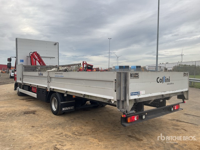 Renault Midlum 240 D12 Flatbed Truck with Crane - 栏板式/ 平板卡车, 起重车:图2 Renault Midlum 240 D12 Flatbed Truck with Crane - 栏板式/ 平板卡车, 起重车:图2
