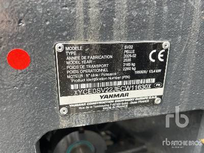 YANMAR SV22CR BL P4M C (Unused) - 小型挖掘机:图2 YANMAR SV22CR BL P4M C (Unused) - 小型挖掘机:图2