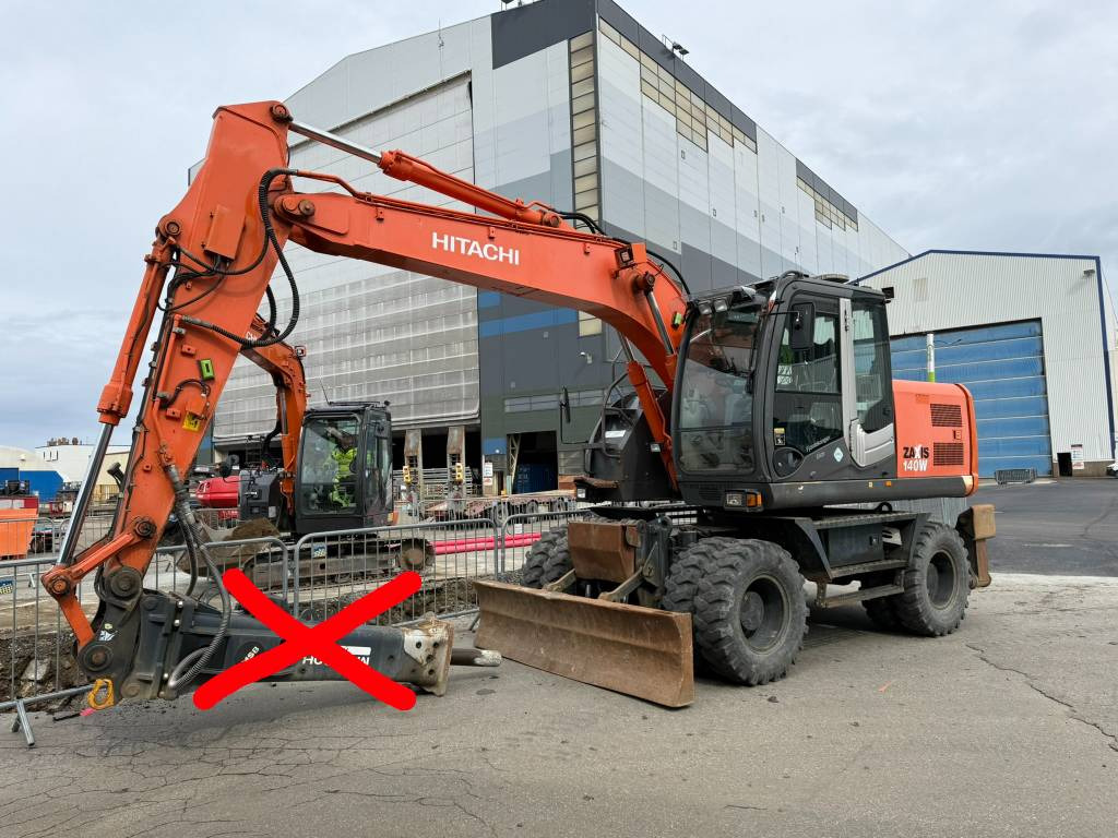 Hitachi ZX 140 W-3 - 轮式挖掘机:图2 Hitachi ZX 140 W-3 - 轮式挖掘机:图2