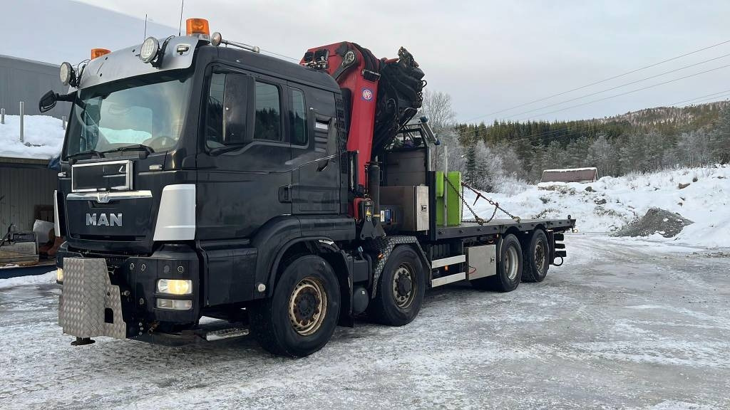 MAN TGS 35.480 8x4 60 tm HMF crane - 起重车:图1 MAN TGS 35.480 8x4 60 tm HMF crane - 起重车:图1