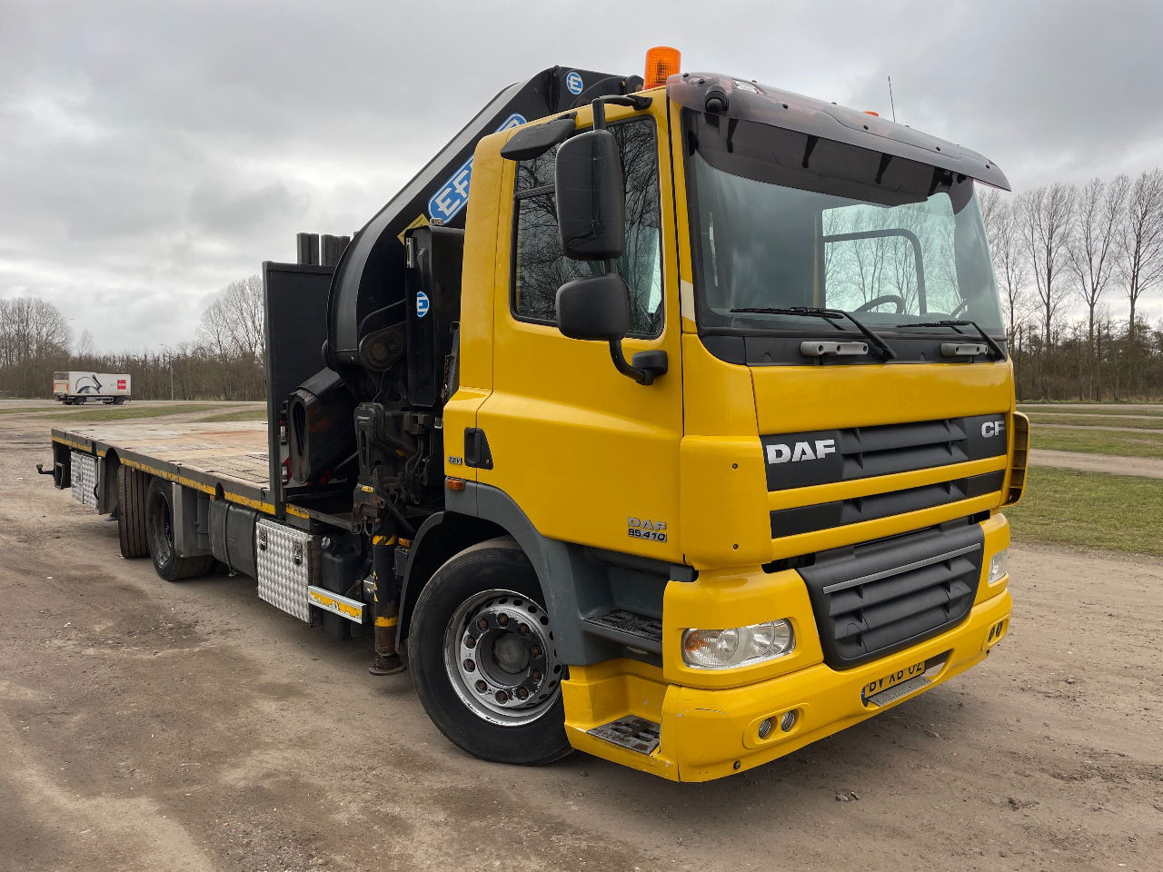DAF 85.410 Met Effer 470 6s laadkraan ladekran loadercrane crane palfinger hiab fassi - 起重车:图5 DAF 85.410 Met Effer 470 6s laadkraan ladekran loadercrane crane palfinger hiab fassi - 起重车:图5