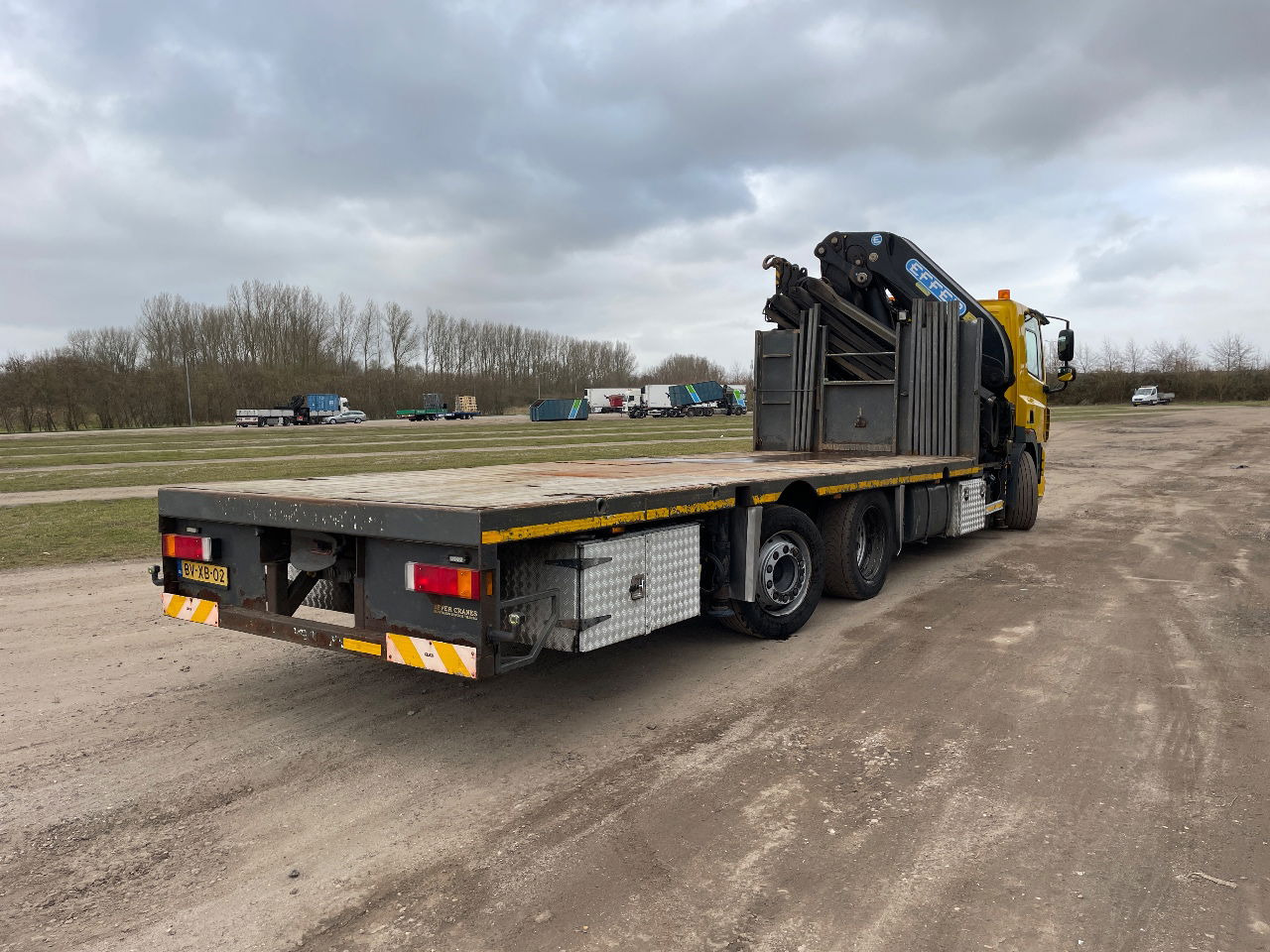 DAF 85.410 Met Effer 470 6s laadkraan ladekran loadercrane crane palfinger hiab fassi - 起重车:图4 DAF 85.410 Met Effer 470 6s laadkraan ladekran loadercrane crane palfinger hiab fassi - 起重车:图4