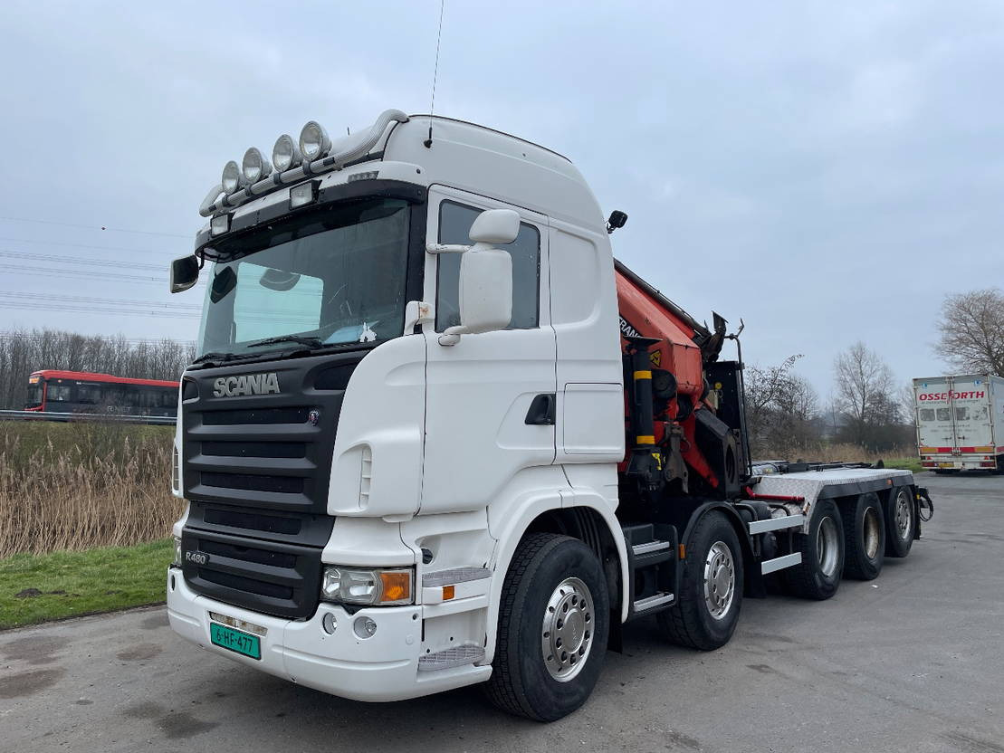 Scania R480 10x4 with Palfinger PK44002 with jib and hooklift - 起重车:图3 Scania R480 10x4 with Palfinger PK44002 with jib and hooklift - 起重车:图3