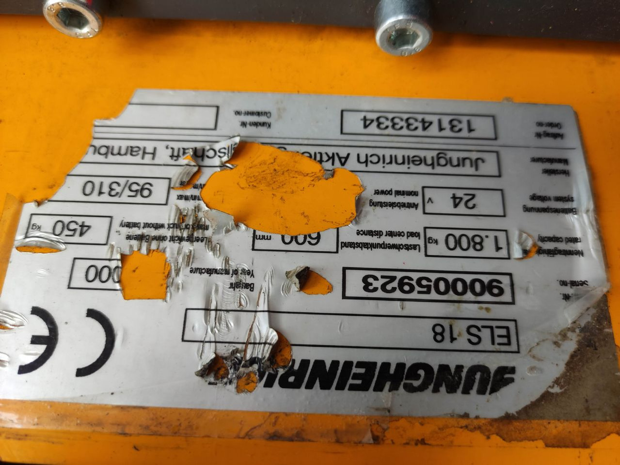 Jungheinrich ELS 18 (Doppelstock) - 堆垛机:图5 Jungheinrich ELS 18 (Doppelstock) - 堆垛机:图5