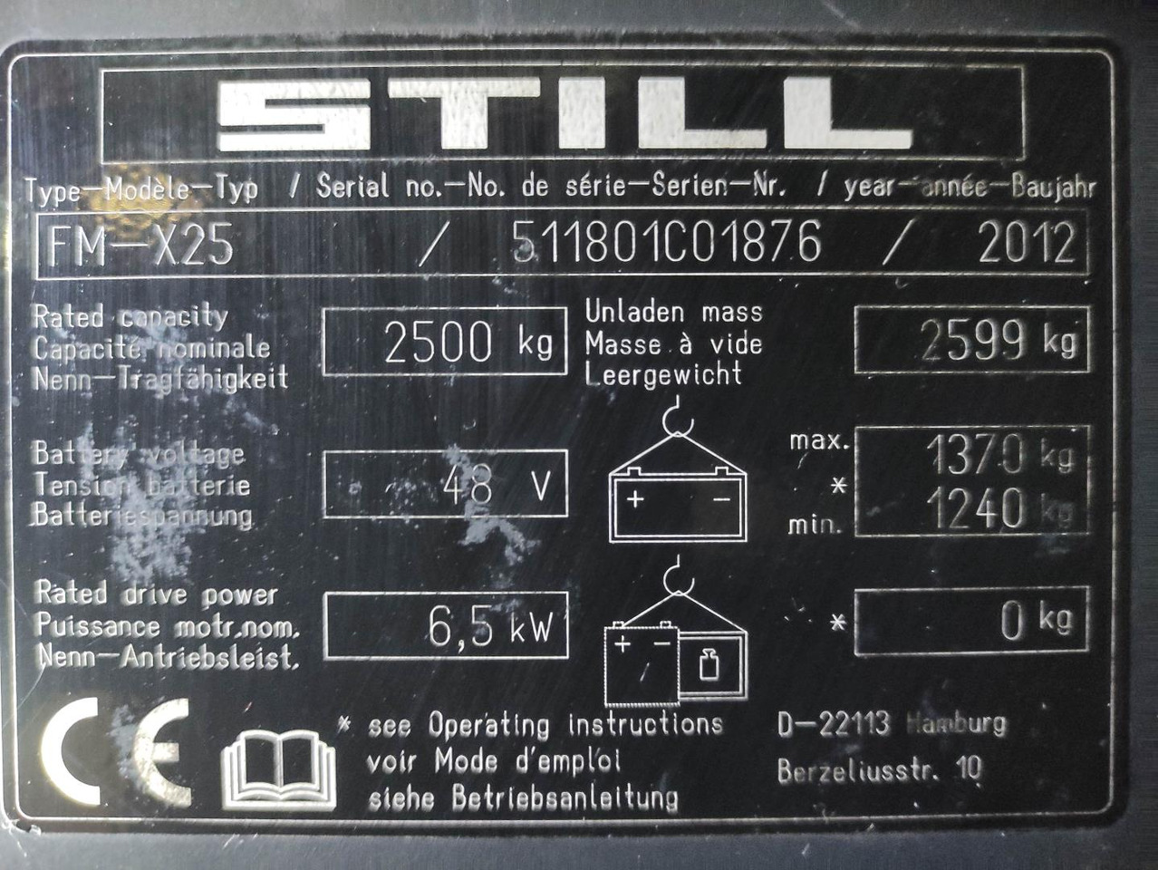 Still FM-X-25 (LACK NEU) 租赁 Still FM-X-25 (LACK NEU)：图6