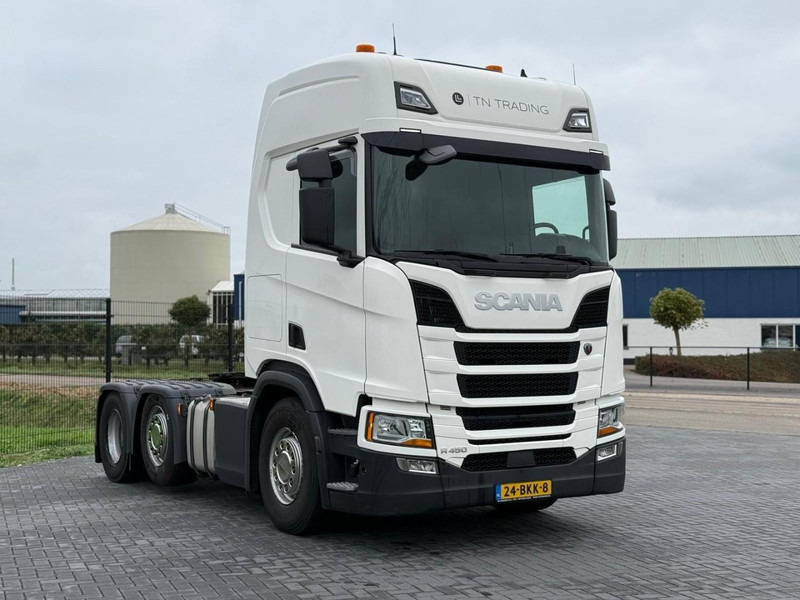 牵引车 Scania R450 RETARDER, TWEE TANKS, GESTUURDE VOORLOPER, TOP!:图1