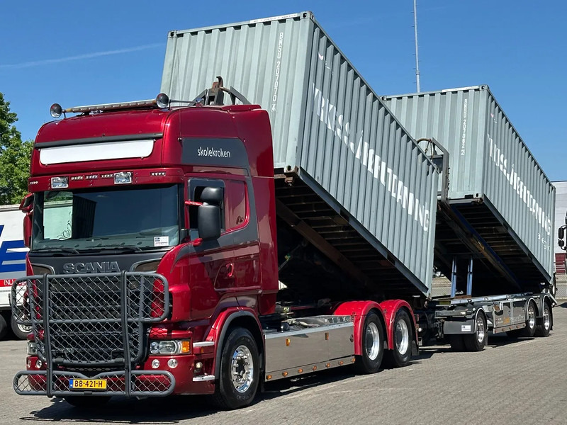 Scania R620-V8 6x4 Joab 20T Haakarm+Nor Slep Kipper / 298Tkm! Ex *Driving School* / Retarder - 吊钩升降车:图1 Scania R620-V8 6x4 Joab 20T Haakarm+Nor Slep Kipper / 298Tkm! Ex *Driving School* / Retarder - 吊钩升降车:图1