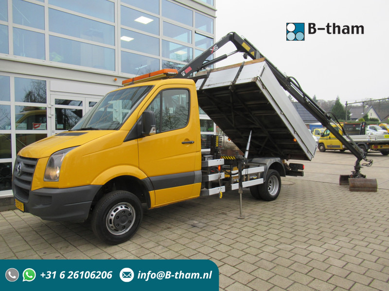 Volkswagen Crafter 50 2.5TDI 80KW HIAB 033 B-2 + Kipper Tipper - 翻斗车, 起重车:图1 Volkswagen Crafter 50 2.5TDI 80KW HIAB 033 B-2 + Kipper Tipper - 翻斗车, 起重车:图1