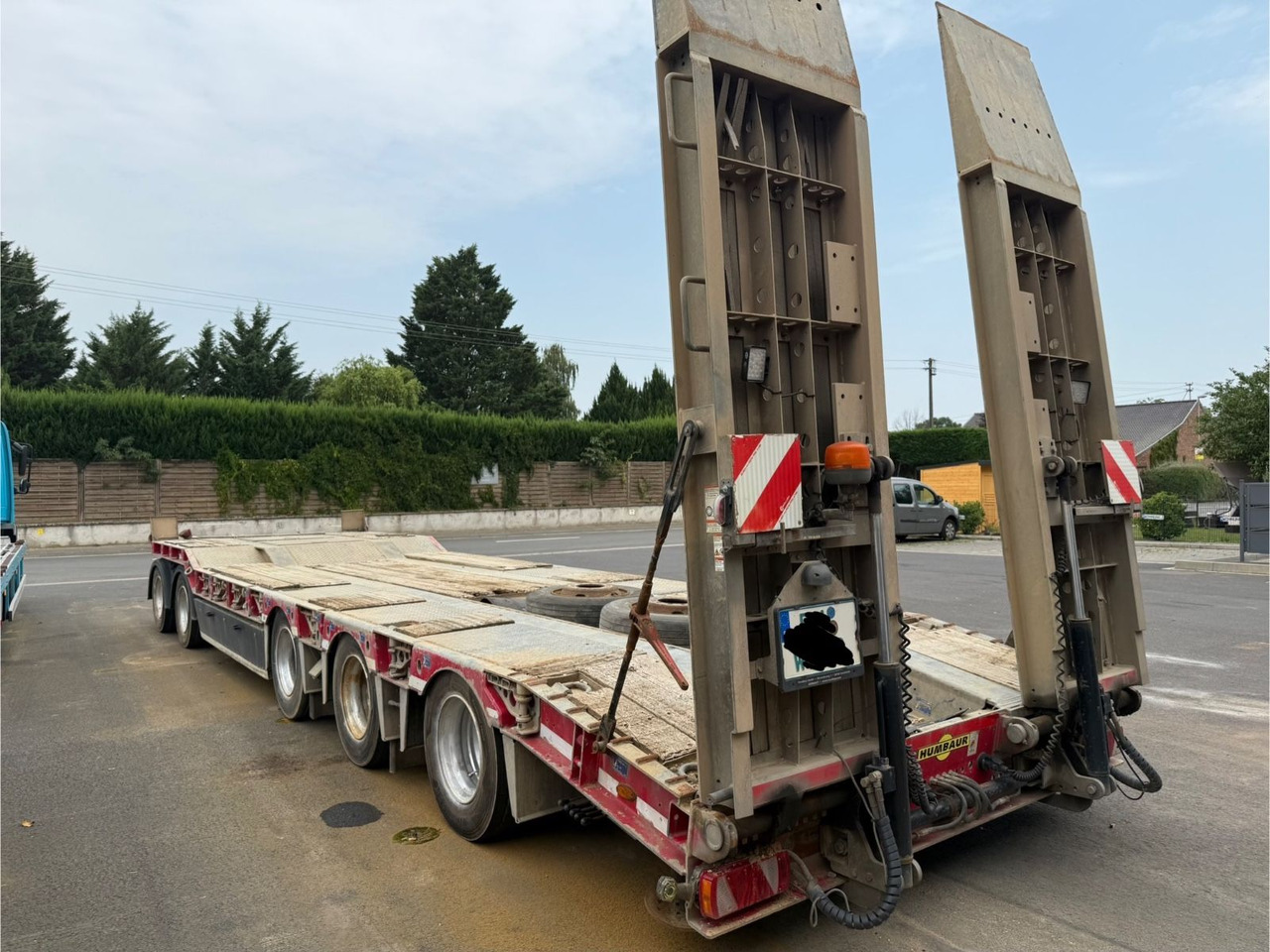 Humbaur 5-Achs Tieflader / Lift- und Lenkachse/ 50 to - 低装载拖车:图4 Humbaur 5-Achs Tieflader / Lift- und Lenkachse/ 50 to - 低装载拖车:图4