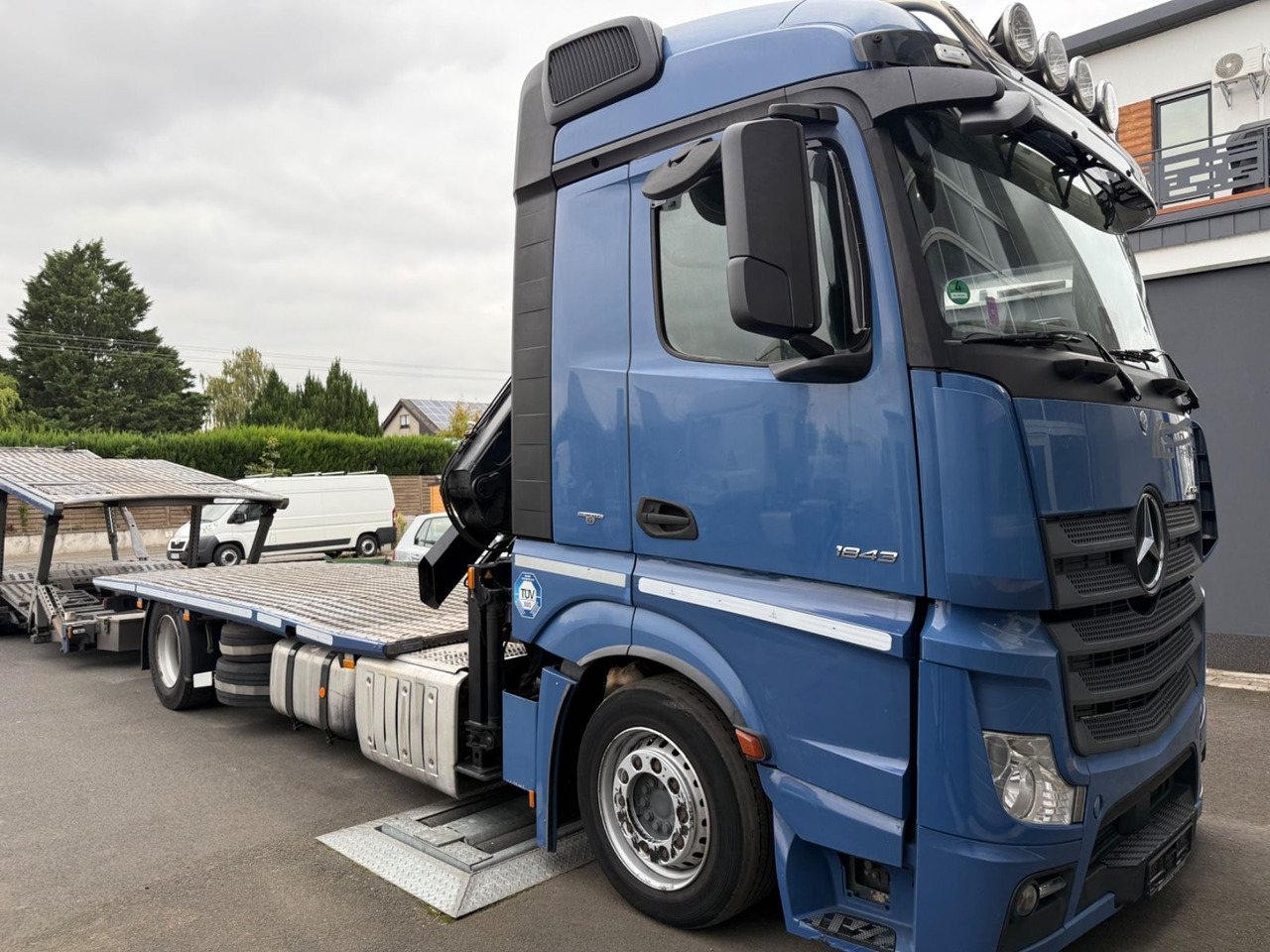 Mercedes-Benz Actros 1843 FVG 5-Zug / VDI 2700 / Kran MKG - 自动转运卡车:图3 Mercedes-Benz Actros 1843 FVG 5-Zug / VDI 2700 / Kran MKG - 自动转运卡车:图3