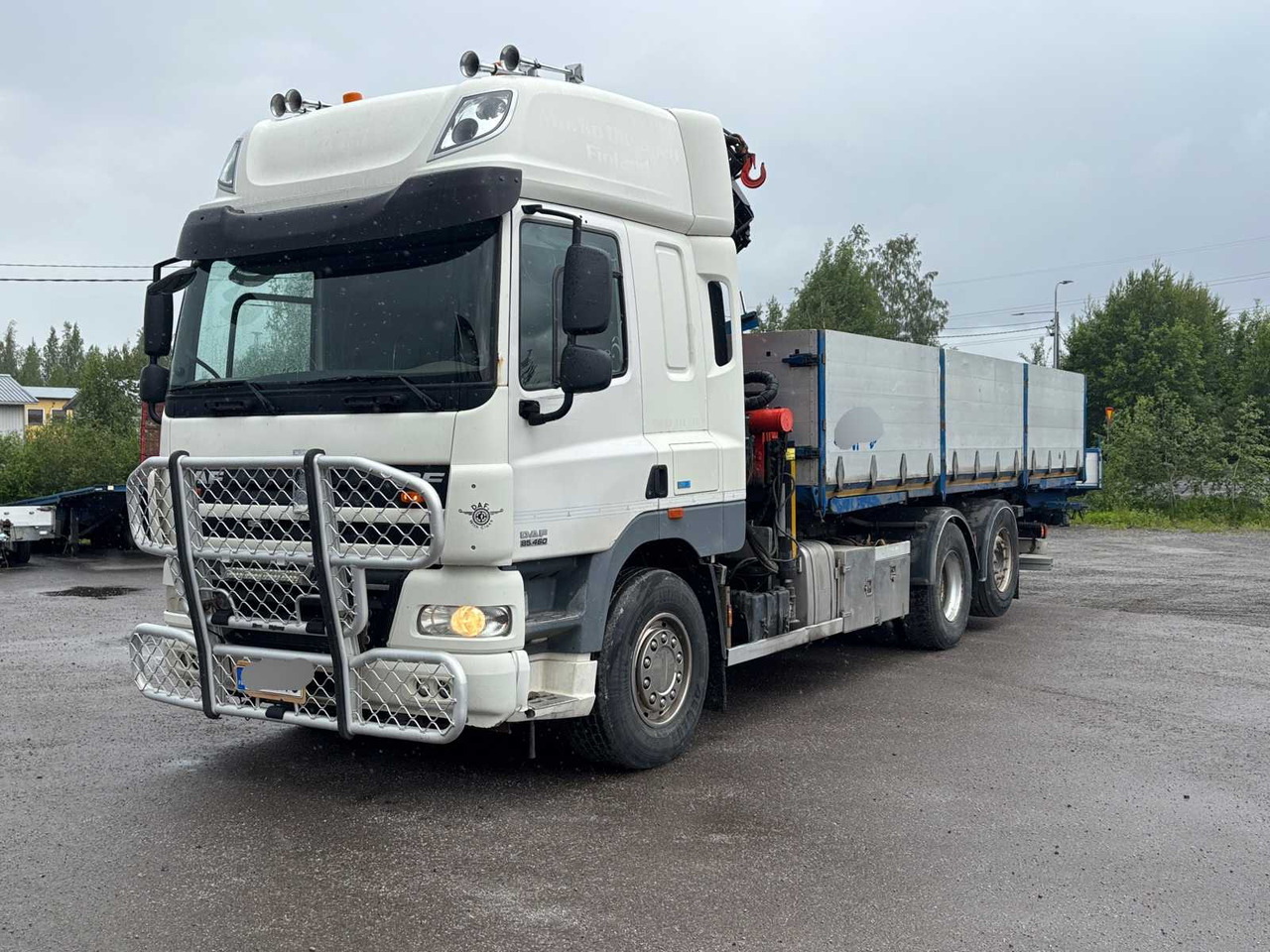 Truck DAF CF 85.460 FAN + Crane Palfinger PK 17000 - 栏板式/ 平板卡车, 起重车:图1 Truck DAF CF 85.460 FAN + Crane Palfinger PK 17000 - 栏板式/ 平板卡车, 起重车:图1