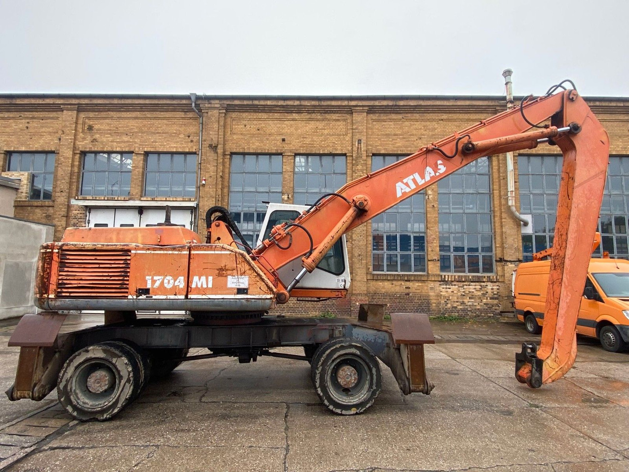 Atlas 1704 MI mit Greifer Umschlagbagger Lang - 轮式挖掘机:图2 Atlas 1704 MI mit Greifer Umschlagbagger Lang - 轮式挖掘机:图2