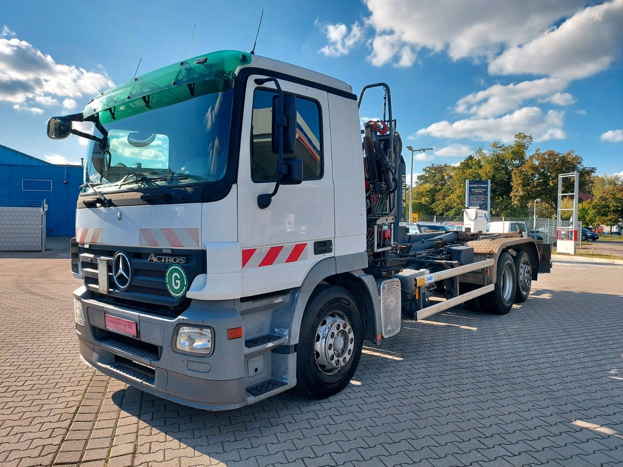 Mercedes-Benz Actros 6-Zyl. 2541 HMF KRAN ABROLLKIPPER - 吊钩升降车, 起重车:图3 Mercedes-Benz Actros 6-Zyl. 2541 HMF KRAN ABROLLKIPPER - 吊钩升降车, 起重车:图3