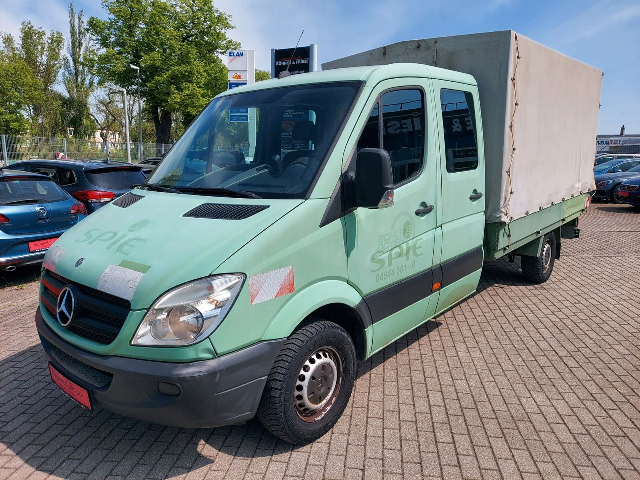 Mercedes-Benz Sprinter II Pritsche/DoKa 313 CDI KLIMA 7 SITZE - 侧帘货车, 康比货车:图3 Mercedes-Benz Sprinter II Pritsche/DoKa 313 CDI KLIMA 7 SITZE - 侧帘货车, 康比货车:图3