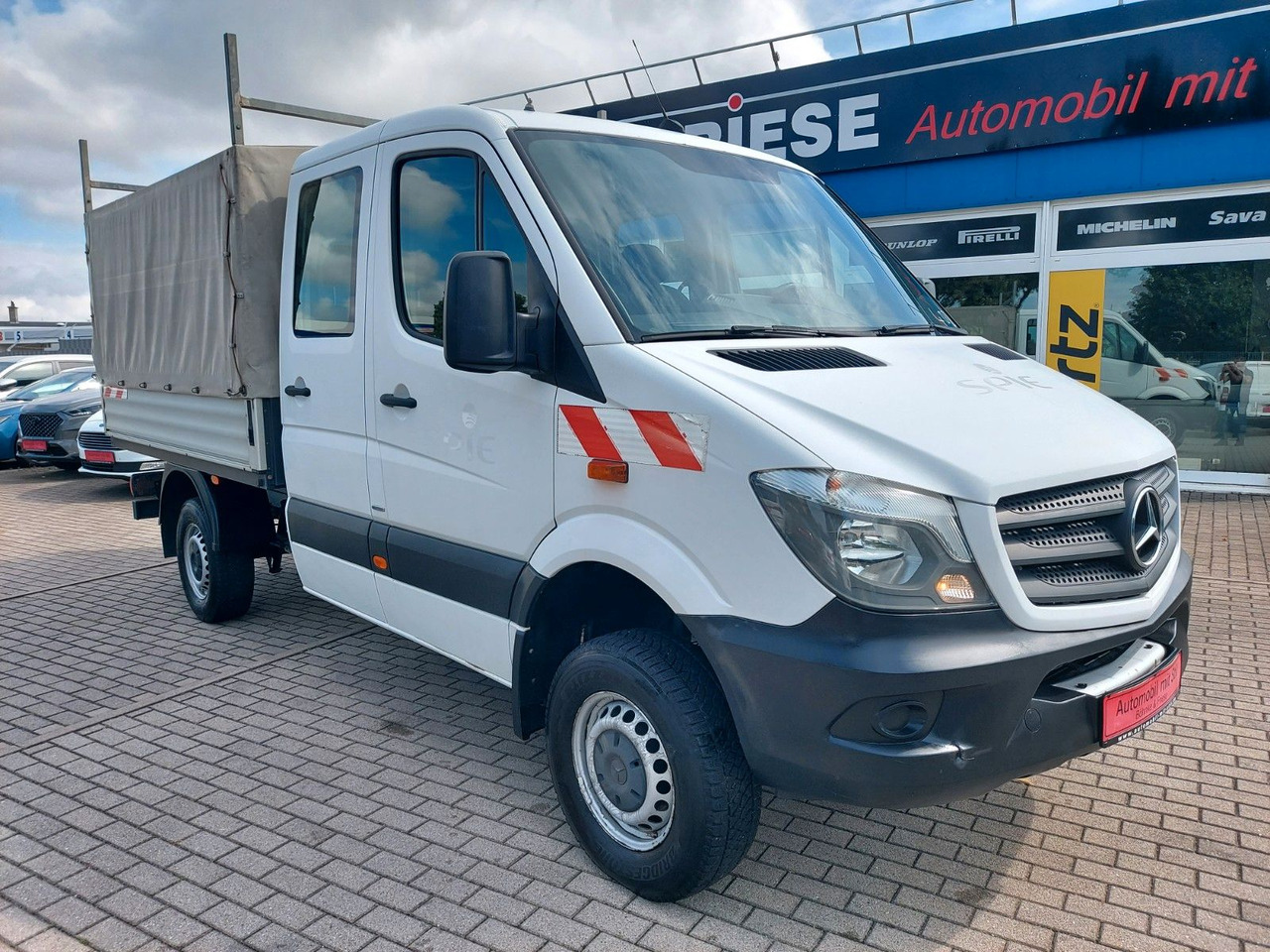 Mercedes-Benz Sprinter II Pritsche DoKa 316 4X4 Klima Standhei - 侧帘货车, 康比货车:图1 Mercedes-Benz Sprinter II Pritsche DoKa 316 4X4 Klima Standhei - 侧帘货车, 康比货车:图1