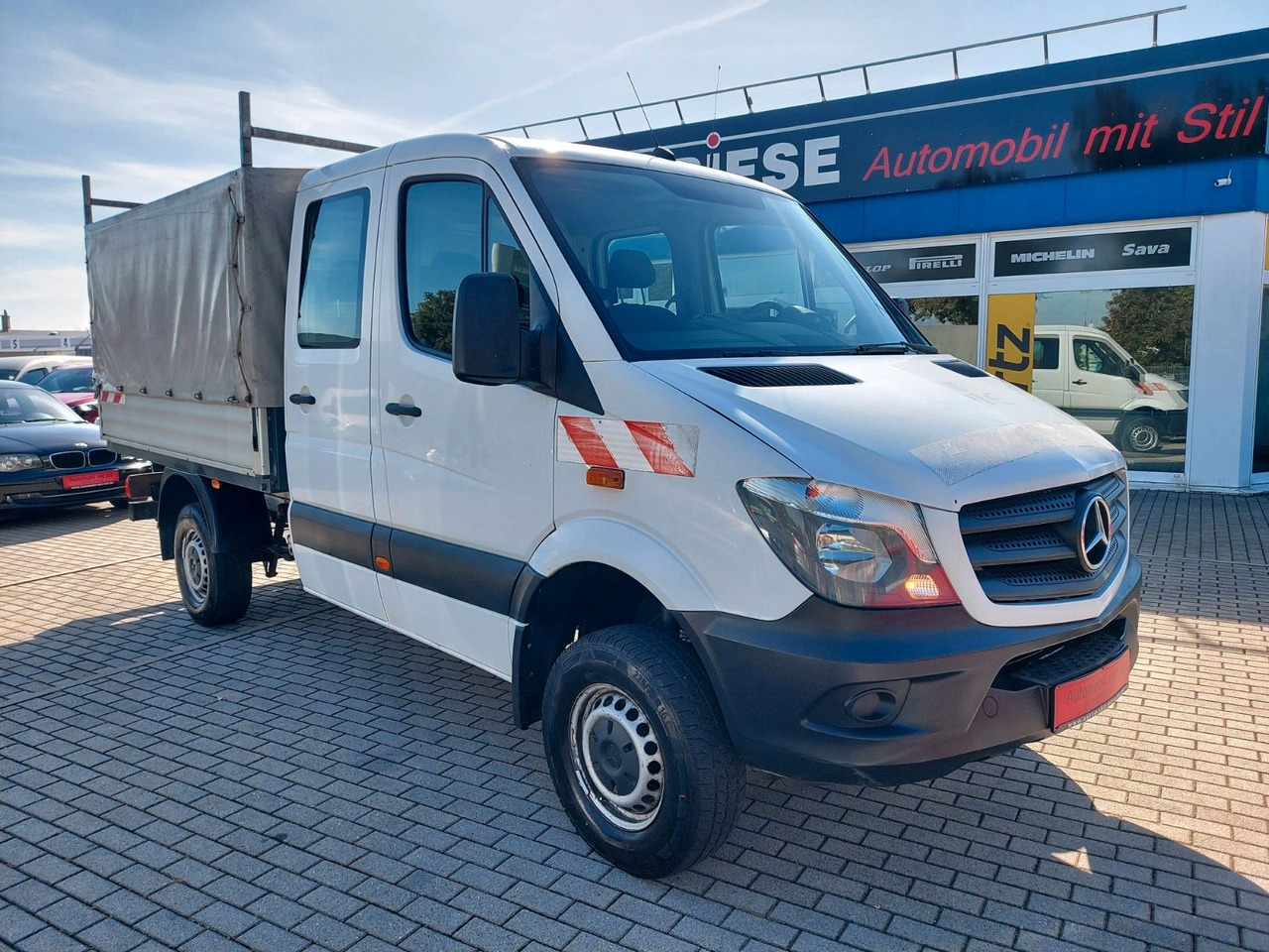 Mercedes-Benz Sprinter II Pritsche DoKa 316 CDI 4X4 Klima - 侧帘货车, 康比货车:图1 Mercedes-Benz Sprinter II Pritsche DoKa 316 CDI 4X4 Klima - 侧帘货车, 康比货车:图1