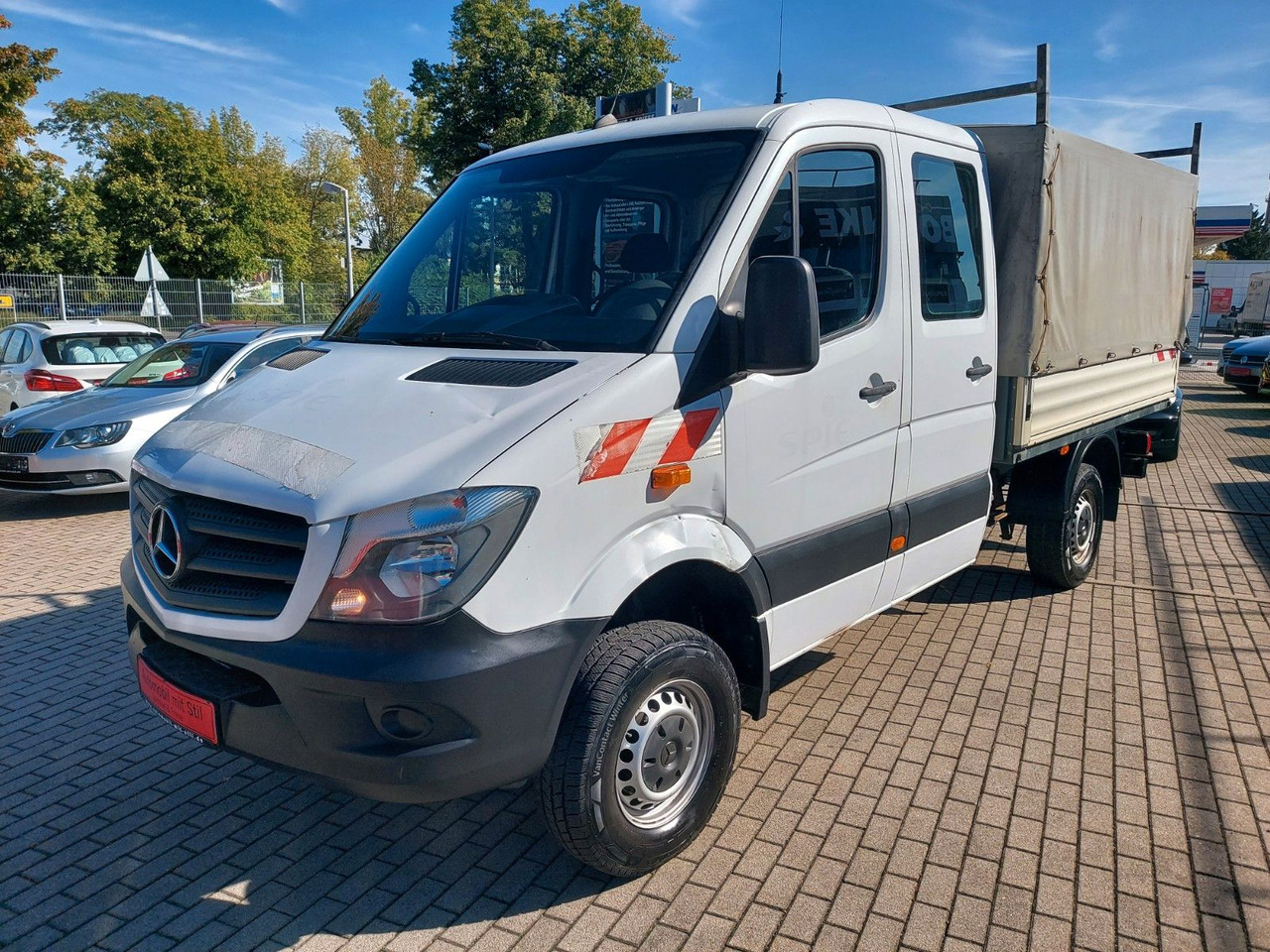 Mercedes-Benz Sprinter II Pritsche DoKa 316 CDI 4X4 Klima - 侧帘货车, 康比货车:图4 Mercedes-Benz Sprinter II Pritsche DoKa 316 CDI 4X4 Klima - 侧帘货车, 康比货车:图4
