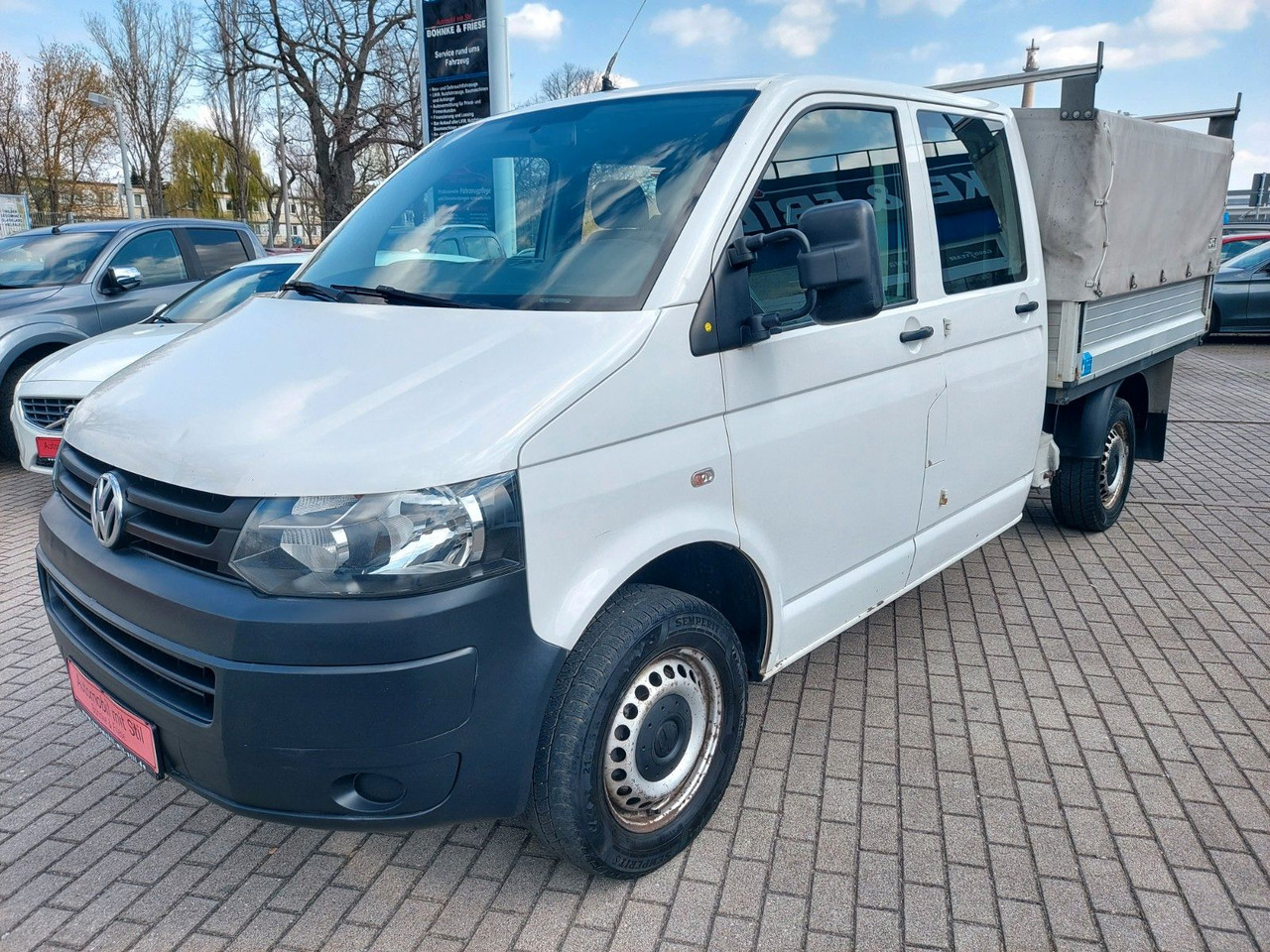 Volkswagen T5 Transporter Pritsche DOKA 4MOTION 4x4 Klima - 侧帘货车, 康比货车:图1 Volkswagen T5 Transporter Pritsche DOKA 4MOTION 4x4 Klima - 侧帘货车, 康比货车:图1