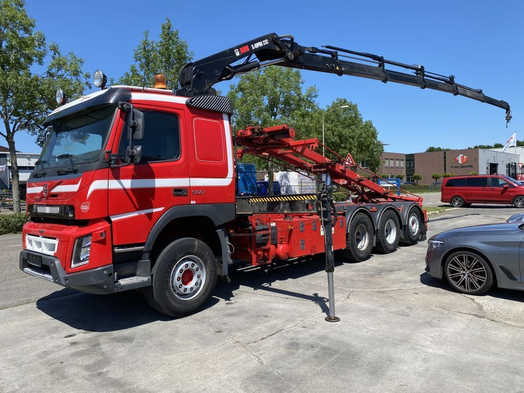 Volvo FMX 500 8X4 + HIAB 232 E-5 + CABLELIFT 28 TON + - 光缆系统卡车, 起重车:图1 Volvo FMX 500 8X4 + HIAB 232 E-5 + CABLELIFT 28 TON + - 光缆系统卡车, 起重车:图1