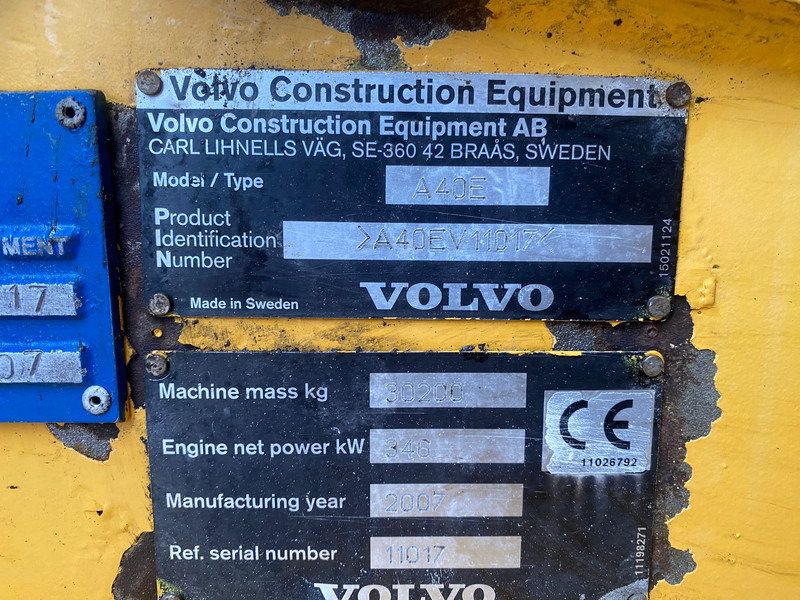 铰接式自卸车 Volvo A40E NVT：图20