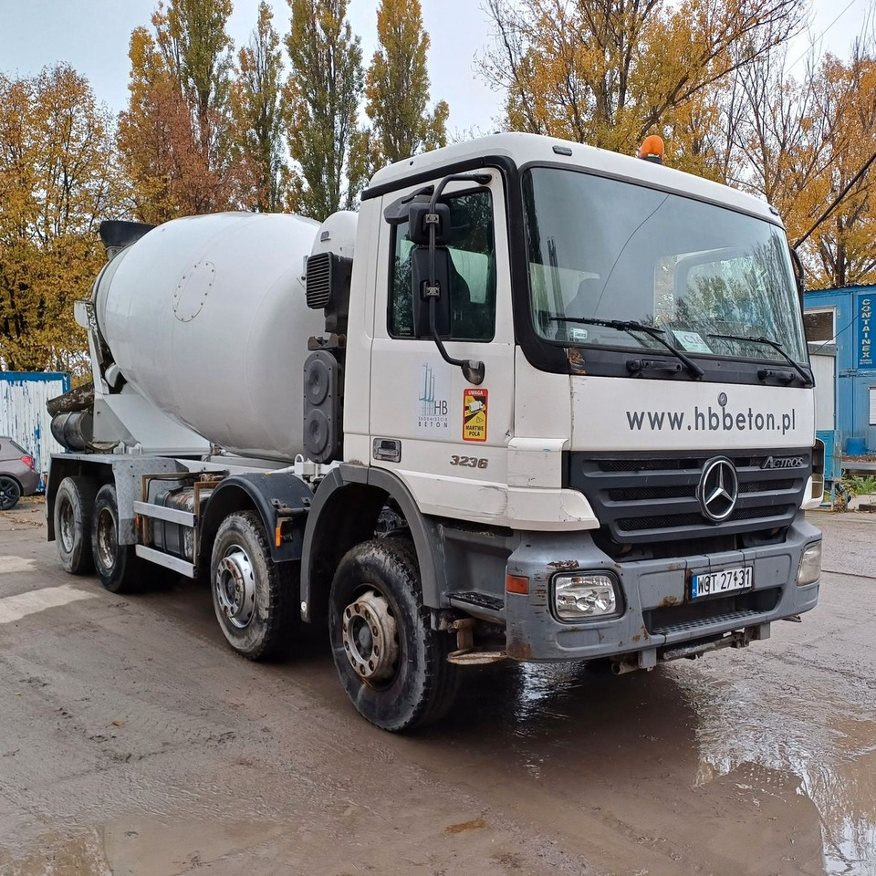 Mercedes-Benz ACTROS 3236 INTERMIX 9M3 - 混凝土搅拌车:图1 Mercedes-Benz ACTROS 3236 INTERMIX 9M3 - 混凝土搅拌车:图1