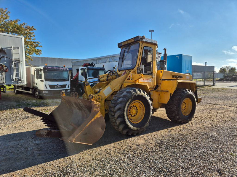 Hanomag 33 D //forks / Bucket// - 轮式装载机:图1 Hanomag 33 D //forks / Bucket// - 轮式装载机:图1