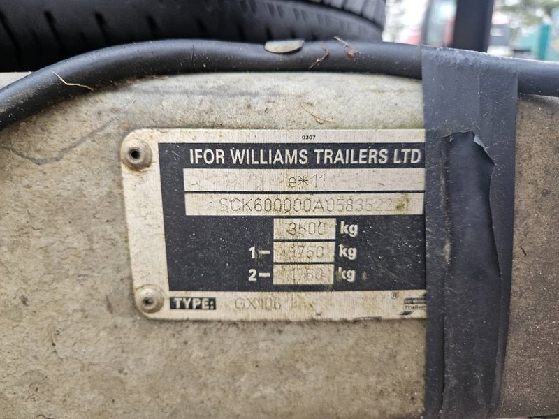 IFOR WILLIAMS Williams 3500 kg. maskintrailer 租赁 IFOR WILLIAMS Williams 3500 kg. maskintrailer:图9 IFOR WILLIAMS Williams 3500 kg. maskintrailer 租赁 IFOR WILLIAMS Williams 3500 kg. maskintrailer:图9