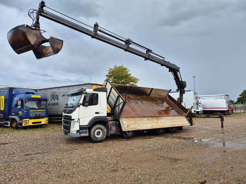 Volvo FM 460 8x4/4 //HIAB 211 EP-4 // 3 sidetip - 起重车:图1 Volvo FM 460 8x4/4 //HIAB 211 EP-4 // 3 sidetip - 起重车:图1