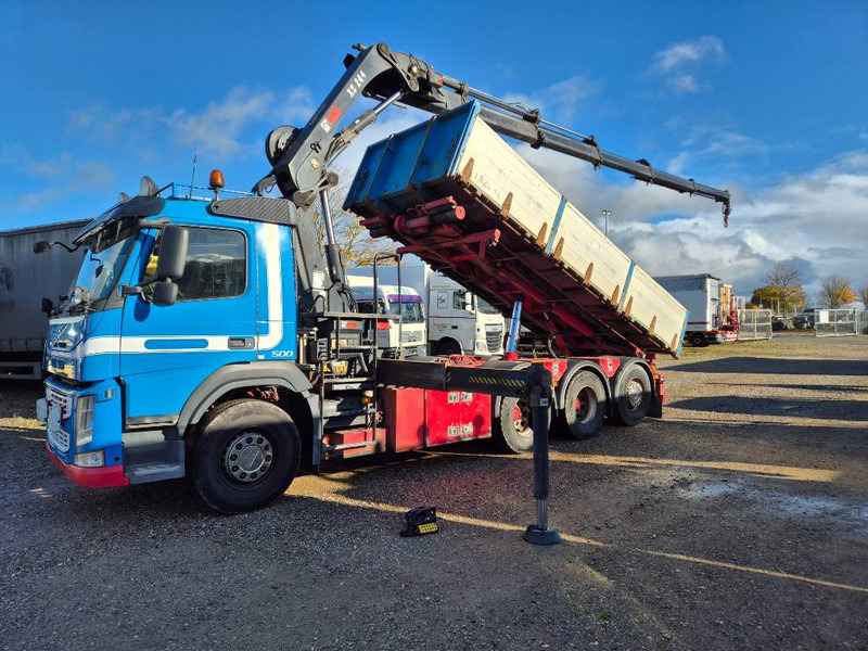 Volvo FM 500 8x4/4 // HIAB 244 EP-5 HIPRO // 3 way tip - 起重车:图1 Volvo FM 500 8x4/4 // HIAB 244 EP-5 HIPRO // 3 way tip - 起重车:图1