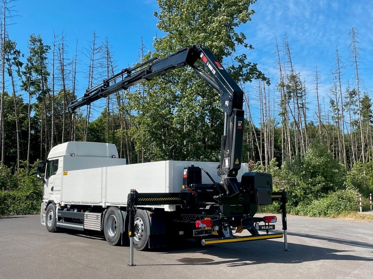 MAN TGS 26.480 6X2 Euro6 Retarder HIAB 228 - 4 - 栏板式/ 平板卡车, 起重车:图4 MAN TGS 26.480 6X2 Euro6 Retarder HIAB 228 - 4 - 栏板式/ 平板卡车, 起重车:图4