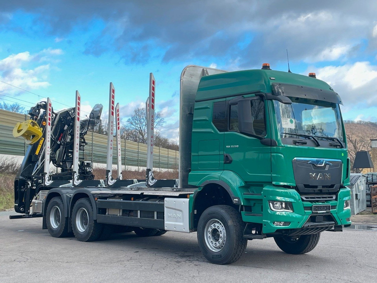 MAN TGS 33.510 6X4 BL Euro6e LogLift 165Z - 木材运输车, 起重车:图1 MAN TGS 33.510 6X4 BL Euro6e LogLift 165Z - 木材运输车, 起重车:图1