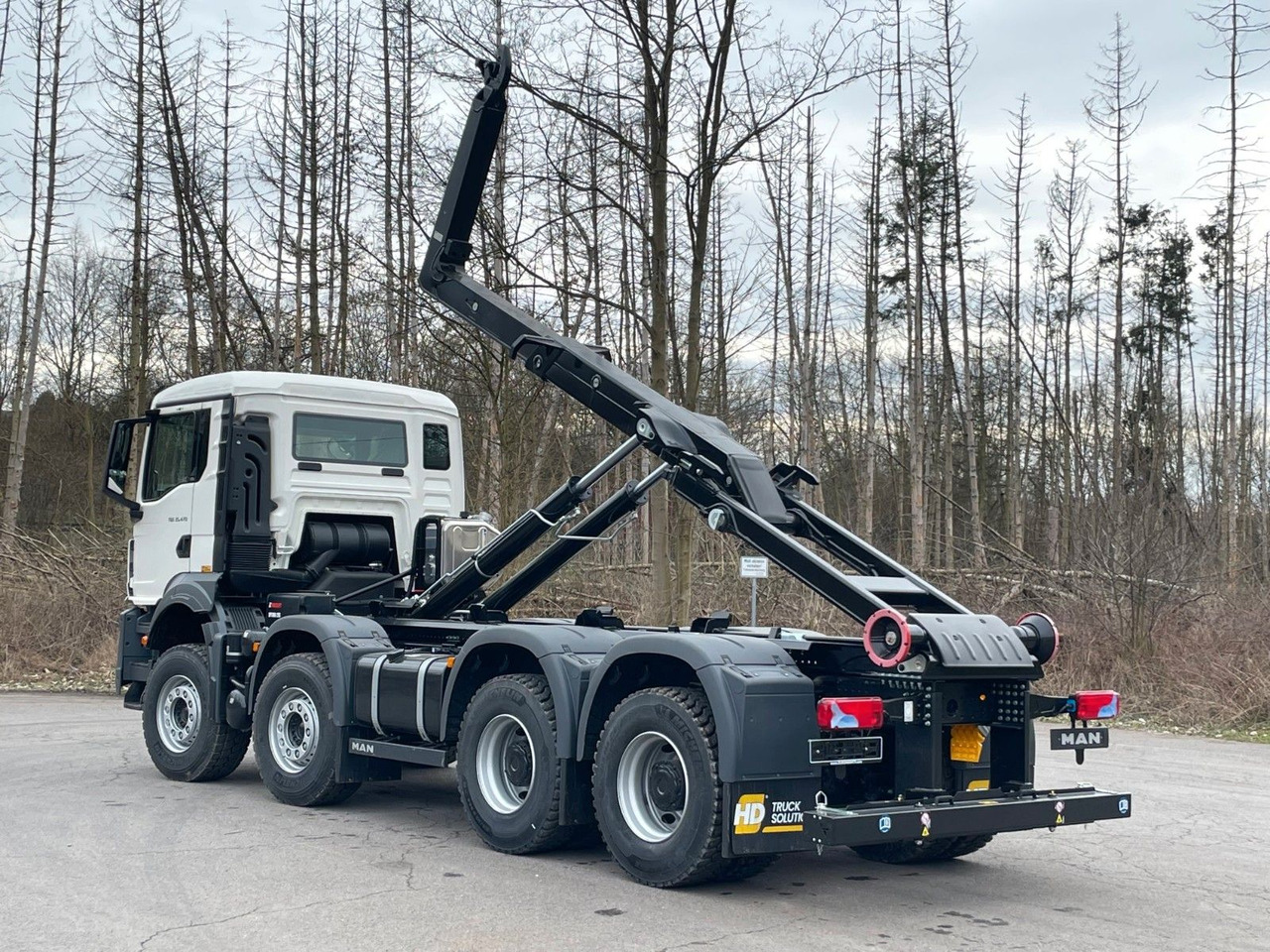 MAN TGS 35.470 8x4 Euro6e Hiab MultLift Abrollkipper - 吊钩升降车, 起重车:图4 MAN TGS 35.470 8x4 Euro6e Hiab MultLift Abrollkipper - 吊钩升降车, 起重车:图4