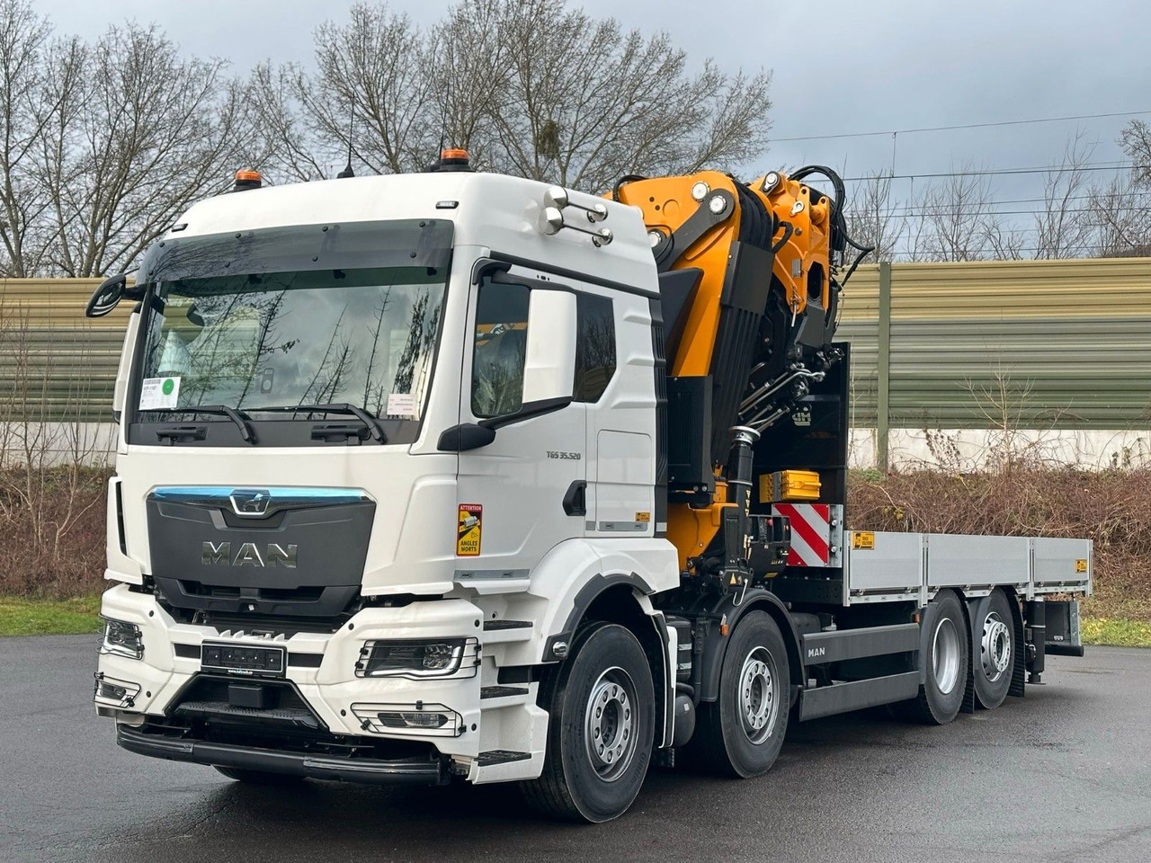 MAN TGS 35.520 8X2 Hiab EFFER 955-8s +Jib 6s - 栏板式/ 平板卡车, 起重车:图2 MAN TGS 35.520 8X2 Hiab EFFER 955-8s +Jib 6s - 栏板式/ 平板卡车, 起重车:图2