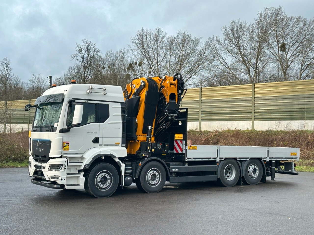 MAN TGS 35.520 8X2 Hiab EFFER 955-8s +Jib 6s - 栏板式/ 平板卡车, 起重车:图4 MAN TGS 35.520 8X2 Hiab EFFER 955-8s +Jib 6s - 栏板式/ 平板卡车, 起重车:图4
