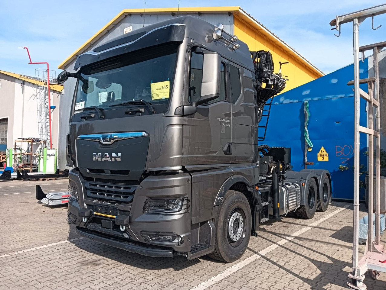 MAN TGX 26.580 6x4 LANGHOLZ EPSILON TZ 17 - 木材运输车, 起重车:图1 MAN TGX 26.580 6x4 LANGHOLZ EPSILON TZ 17 - 木材运输车, 起重车:图1