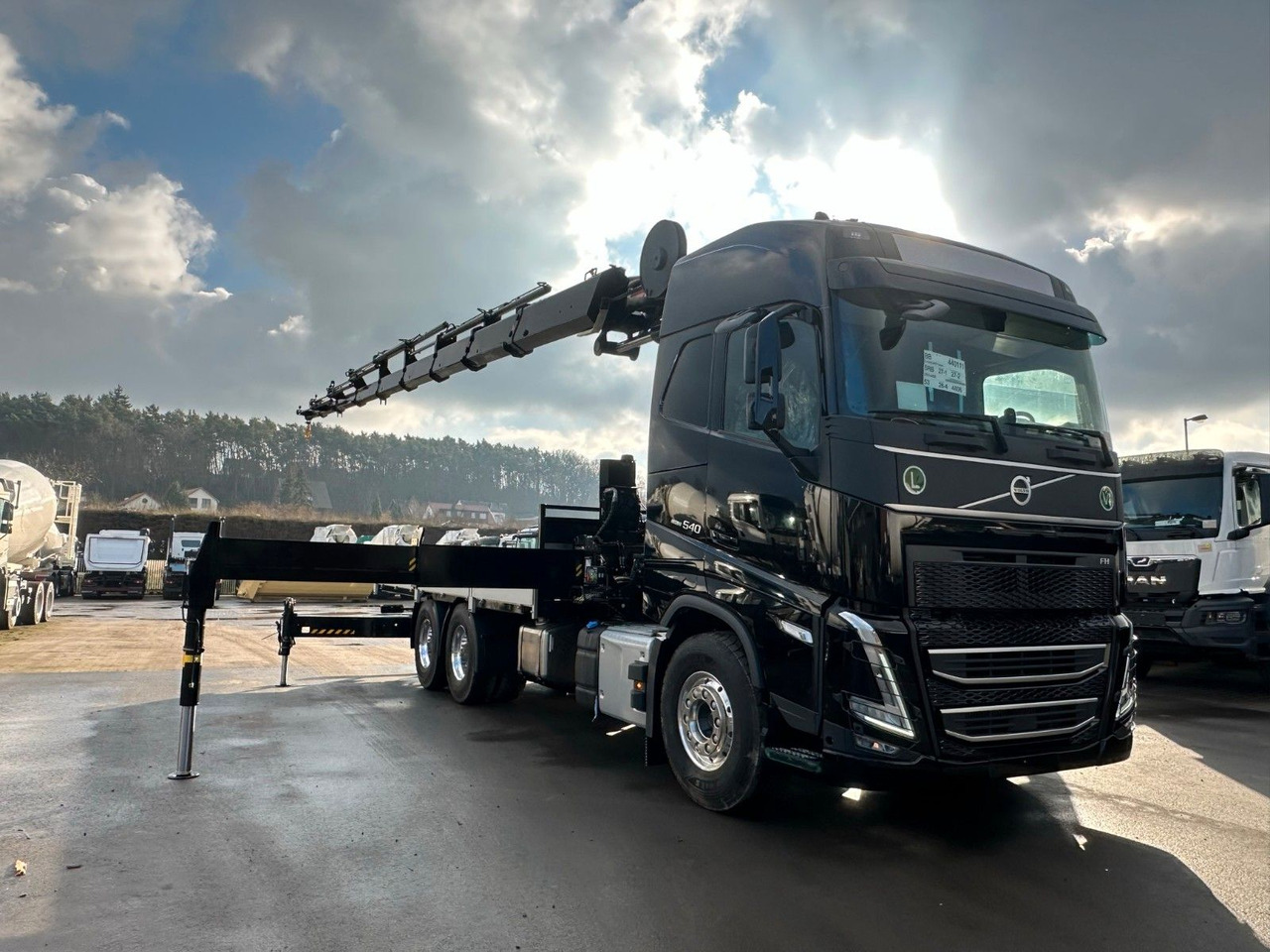 Volvo FH 540 6x4 Euro6e HIAB X-HIPRO 548 E 8 - 栏板式/ 平板卡车, 起重车:图5 Volvo FH 540 6x4 Euro6e HIAB X-HIPRO 548 E 8 - 栏板式/ 平板卡车, 起重车:图5