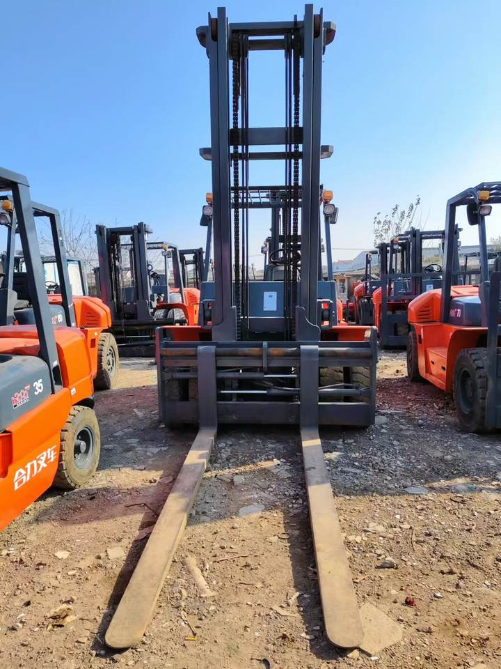 Used Heli 7-Ton Forklift with 4.5m Mast Height - 叉车:图2 Used Heli 7-Ton Forklift with 4.5m Mast Height - 叉车:图2
