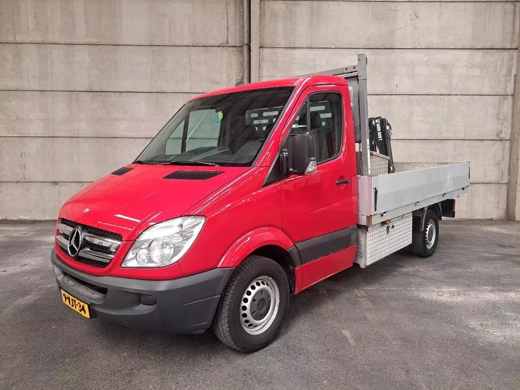 Mercedes-Benz Sprinter 313 CDI 2.2 AUT 2010 213.086 km Open laadbak met Hiab 008T kraan 9-VJT-34 - 平板货车:图1 Mercedes-Benz Sprinter 313 CDI 2.2 AUT 2010 213.086 km Open laadbak met Hiab 008T kraan 9-VJT-34 - 平板货车:图1