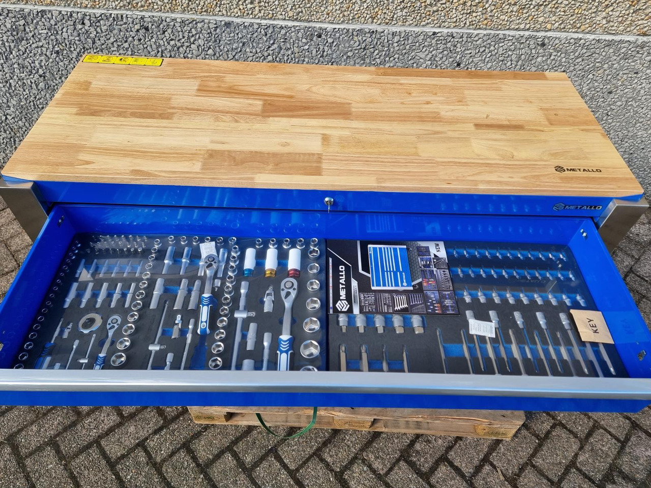 Metallo Mega Jumbo Gereedschapskist - Nieuw, 11 lades waarvan 9 gevuld met gereedschap - 车间设备:图3 Metallo Mega Jumbo Gereedschapskist - Nieuw, 11 lades waarvan 9 gevuld met gereedschap - 车间设备:图3