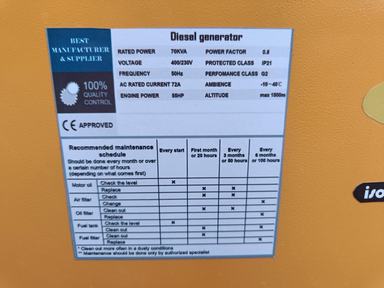 Stahltech 70kVA Diesel Generator Nieuw - 发电机组:图3 Stahltech 70kVA Diesel Generator Nieuw - 发电机组:图3