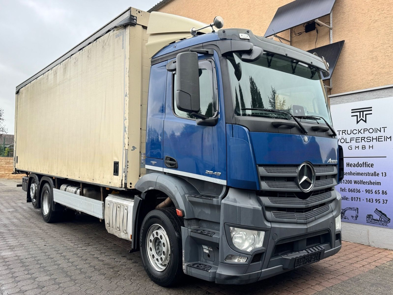 Mercedes-Benz 2548/Lenk-Lift/Retarder/Top-Zustand - 侧帘卡车:图1 Mercedes-Benz 2548/Lenk-Lift/Retarder/Top-Zustand - 侧帘卡车:图1