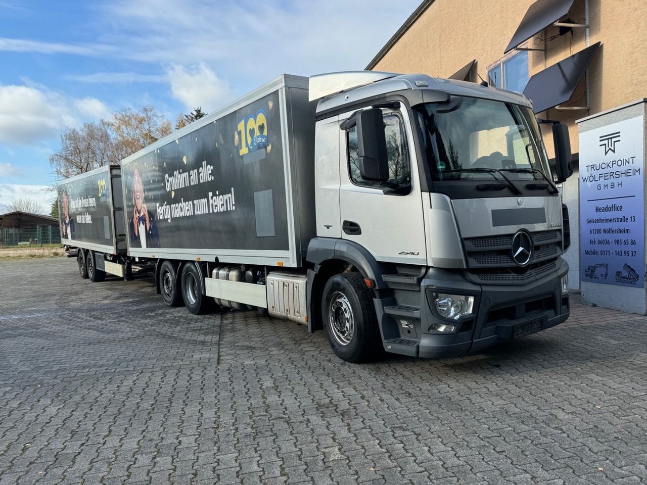 Mercedes-Benz Antos 2540/Durchladbar/2xLBW/Frigoblock - 冷藏车:图1 Mercedes-Benz Antos 2540/Durchladbar/2xLBW/Frigoblock - 冷藏车:图1